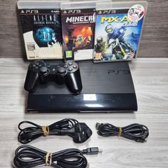 PlayStation 3 Super Slim PS3 1TB Console With Controller Tested & Working