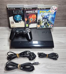 PlayStation 3 Super Slim PS3 1TB Console With Controller Tested & Working