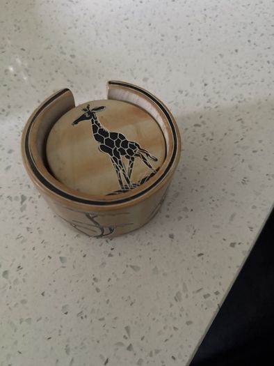 African coaster set
