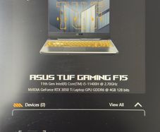 Asus Tuf Gaming F15 - High Performance (32gb Ram + Rtx 3050 Ti)