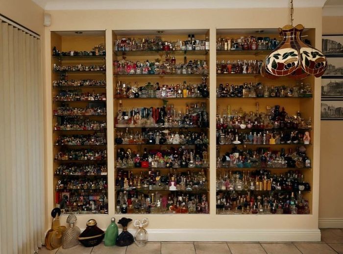 Empty perfume bottles