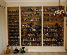 Empty perfume bottles
