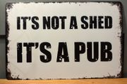 Funny Man cave Tin Metal Sign