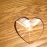 Feng Shui Hanging Heart Shaped Crystal for Sale Image 3