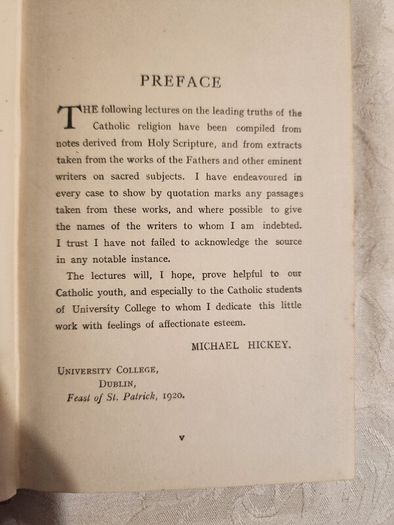 5 X Rare Imbossed Maynooth Collegium  Books. All 1920s  Hardback In Good Condition.  See Photos For Condition.