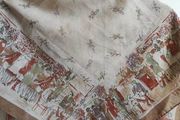 Cafe vintage scarf