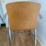 Modern Wooden Chair with Aluminium Armrests Image 3