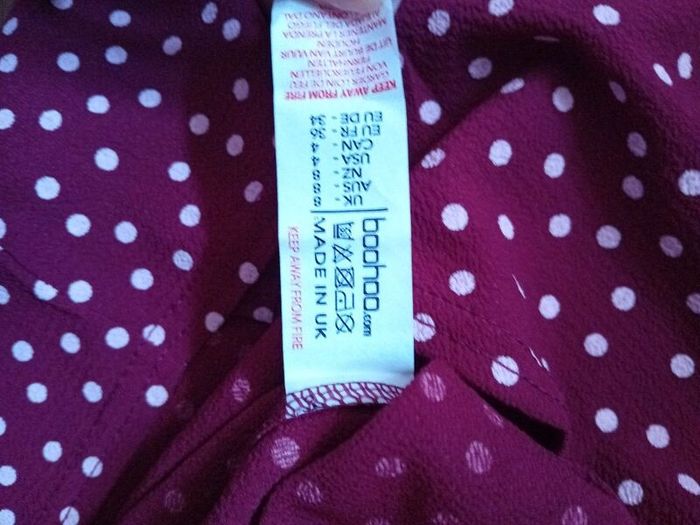 Red & White Polkadot Blouse