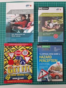 Driver test book and CD bundle