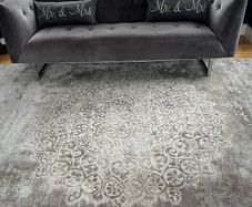 Grey Velvet Couch
