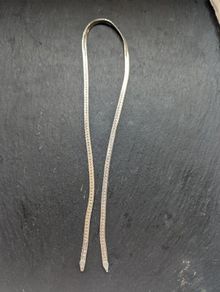 Broken silver chain