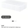 Ikea Glis Storage Box With 5 Compartments - Size - 34cm x 21cm - RRP - 5.00 Image 2