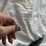 silver Ti Sento ring Image 2