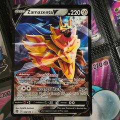 Zamazenta V ! Ultra Rare ! from Brilliant Stars Set ! 2022 ! Pokemon Card !