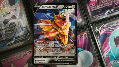 Zamazenta V ! Ultra Rare ! from Brilliant Stars Set ! 2022 ! Pokemon Card !