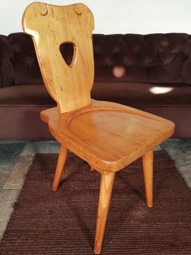 Mid Century Scandinavian Children's Chair