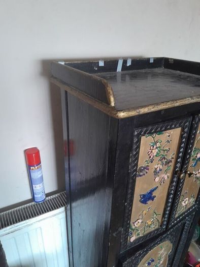 old wooden cabinet