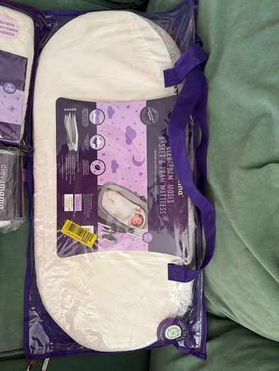 clevamama baby mattress, pillow & sheets