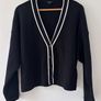 Massimo Dutti V-neck Knitted Cardigan Image 2