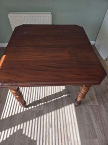 100 year old solid wooden table