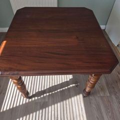 100 year old solid wooden table