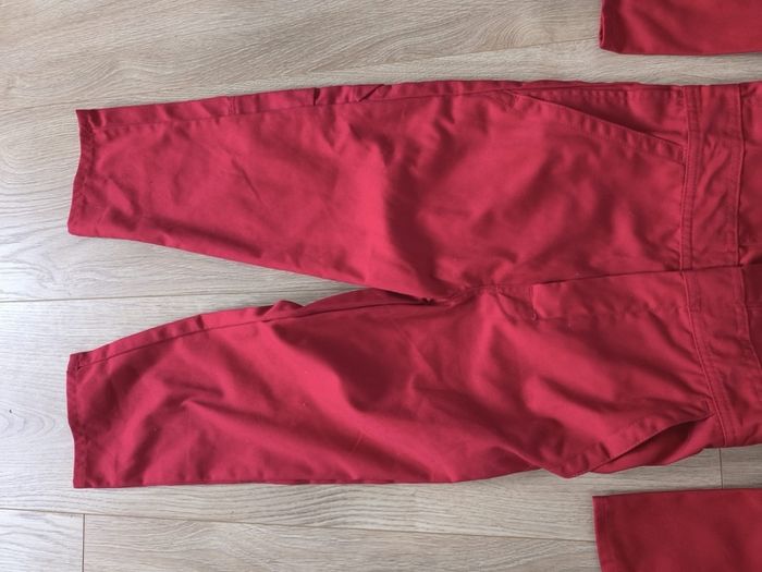 Dickies Redhawk Kids Red Coveralls Boilersuit mechanic handyman Age 5 6