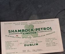 Old Irish Motoring Advertising.