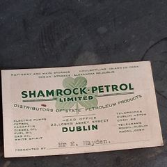 Old Irish Motoring Advertising.