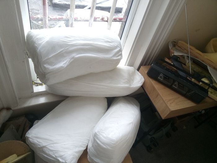 cushions from a couch