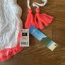 Brand New White Embroidered Playsuit Size Medium Image 2