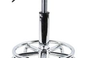 PU Leather Round Rolling Stool with Foot Rest Swivel Height Adjustment Medical Spa Drafting Salon Tattoo Work Office Massage Stools Task Chair Small AVAILABLE IN WHITE/BLACK (FREE POSTAGE)