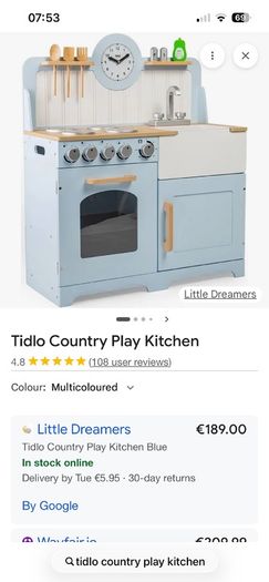 Tidlo toy kitchen