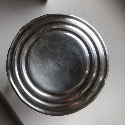 Antique Silver Footed Milk & Sugar Bowl Set