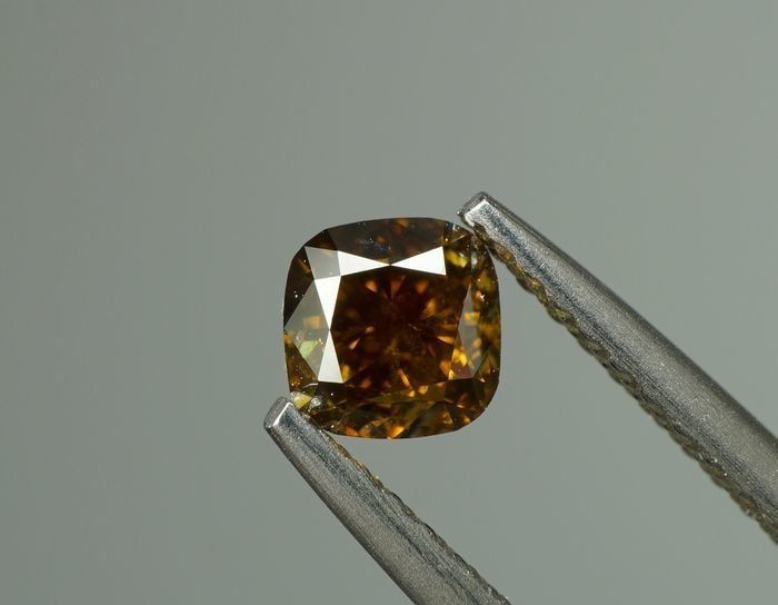 Yellow/Brown Diamond  0.52 ct HIGH Quality.