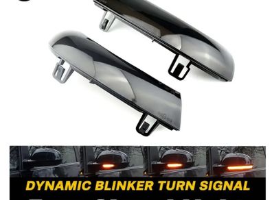 2pcs Dynamic Mirror LED Turn Signal Light for Volkswagen Golf