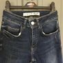 Size 6 girls jeans with bootlace detail Image 4
