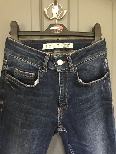 Size 6 girls jeans with bootlace detail