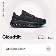 trainers On cloud tilt DC size uk5/eu 38