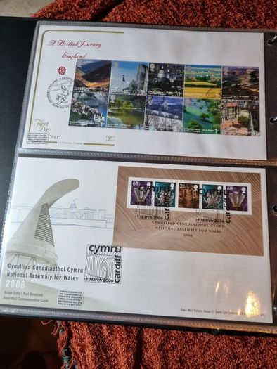 Mint UK FDC album