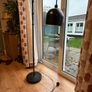 Black Adjustable Floor Lamp Image 3