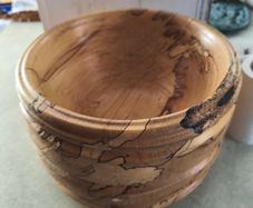 Unique Spalted Wood Bowl