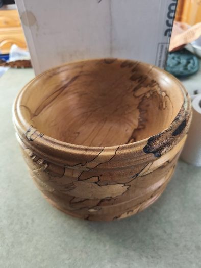 Unique Spalted Wood Bowl