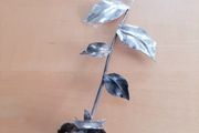 Silver rose stem .925
