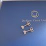 14k gold earrings Maria Tash style Image 2