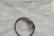 Old vintage design solid silver ring