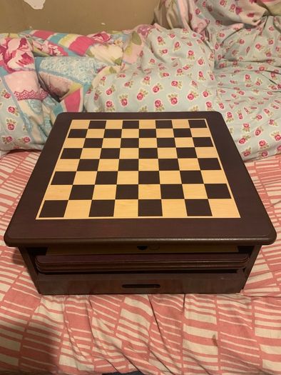 Wooden Multi set chess & games board set (boxed)