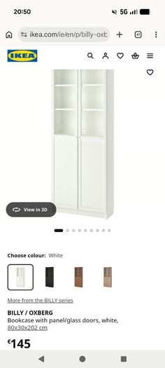 IKEA Billy Oxberg Bookcase