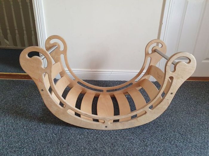 Climbing arch rocker for children