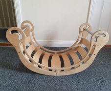 Climbing arch rocker for children