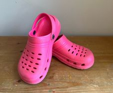 Pink Crocs